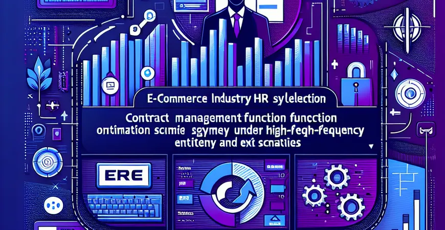 电商行业 HR 系统选型：高频入职离职场景下的合同管理功能优化方案